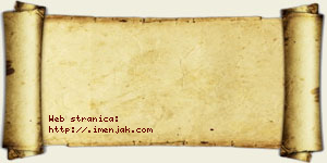 Tina Mošorinac vizit kartica